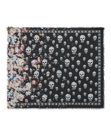 Alexander McQueen Confetti Skull Scarf 857024 4Q060 1088 152200394 [P]