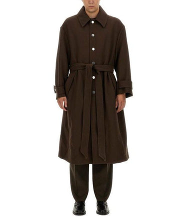 AMI Wool Oversized Belted Coat 152200509 [P]