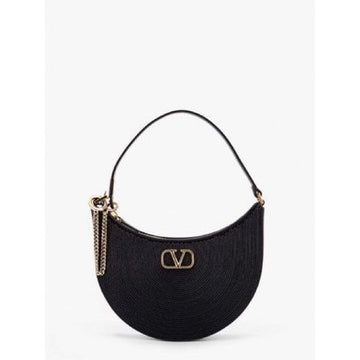 Valentino V Logo Signature Ramskin Mini Hobo Bag 152200586 [P]