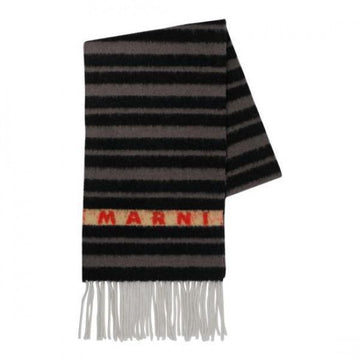 Marni Striped Alpaca Wool Scarf 152200749 [P]