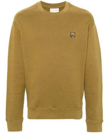 MAISON KITSUNE Comfort Sweatshirt mit Bold Fox Head Patches MM00316KM0307 P358 152200877 [P]