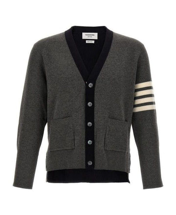 Thom Browne Merino Wool 2 in 1 Half 4-Bar Cardigan MKC548B Y1018 035 152201102 [P]