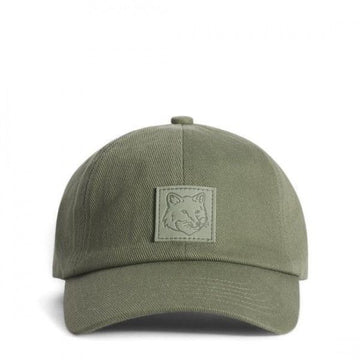 MAISON KITSUNE Boldes Fuchs Kopf Leder Patch 6P Cap 152201144 [P]