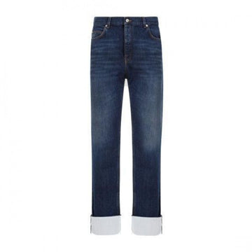 Loewe Fisherman Turn-Up Jeans in Denim H526Y11W09 8383 152201277 [P]