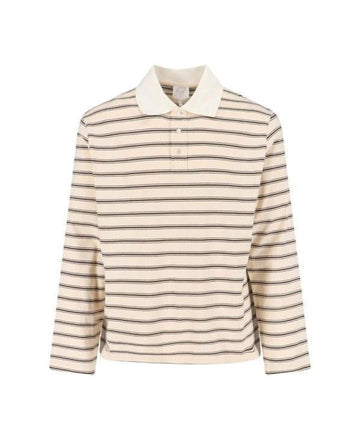APC Stripe Long Sleeve Polo 152201479 [P]