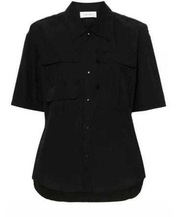 LEMAIRE Hemd mit Druckknöpfen SH1085 LF1218 999 152201616 [P]