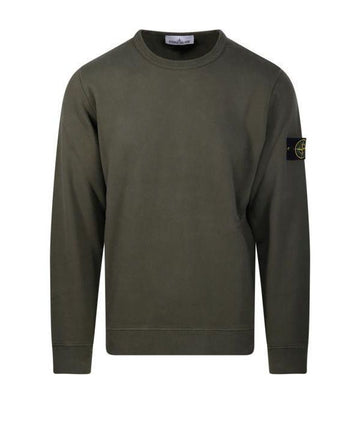 Stone Island Brushed Cotton Fleece Crewneck Sweatshirt 811562420 V0059 152201688 [P]