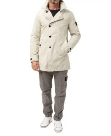 Stone Island Anti-Drop Short Trench Coat 811542149 V0097 152201734 [P]