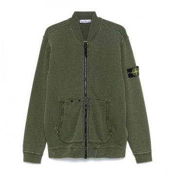 STONE ISLAND Old Effect Baumwolle Diagonal Fleece Sweat 811565241 V0159 152201771 [P]