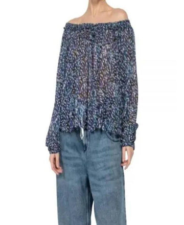 ISABEL MARANT Boho Off-Shoulder Top HT0346FA B1J11E 30MI 152202165 [P]