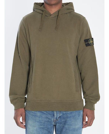 Stone Island Brushed Cotton Fleece Hoodie K2S15 6100029 S0A20 V0054 152202210 [P]