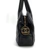 CHANEL Lambskin Chevron Charm Pendant Top Handle Tote Bag 159080613 [P]
