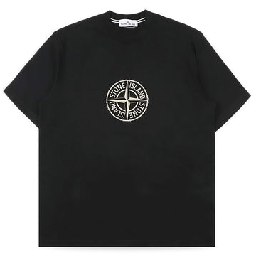 Stone Island Graphic Back Print Short Sleeve T-Shirt (Black) L1S15 2100001 S0362 V0029 154488084 [P]