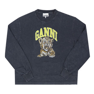 Ganni Long Sleeve Tee 159082120 [P]