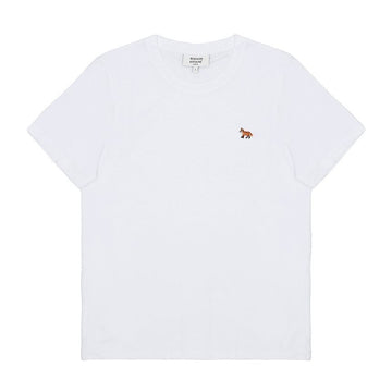 MAISON KITSUNE Kurzarm T-Shirt mit Fuchs-Patch 155996572 [P]