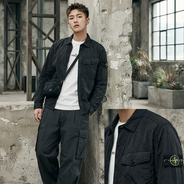 Stone Island Black Jacket 147834880 [P]