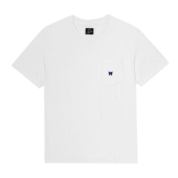 Needles Men's Short Sleeve T-Shirt A-White SX450 159084548 [P]