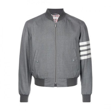 Thom Browne Plain Weave 4-Bar Knit Rib Blouson MJO030A 06146 035 152201000 [P]