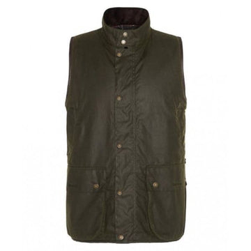 Barbour Waxed Vest MWX2329 OL99 152202476 [P]