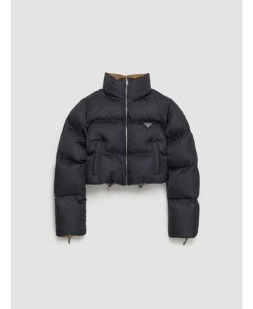 Prada Cropped Nylon Down Jacket 152203205 [P]