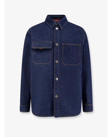 Gucci Relaxed Fit Denim Shirt Jacket 152203347 [P]