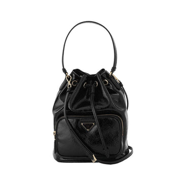 Prada Duet Women Shoulder Bag NaPalm Lock Patent Logo 1BH038 2DNT F0002 126658267 [P]