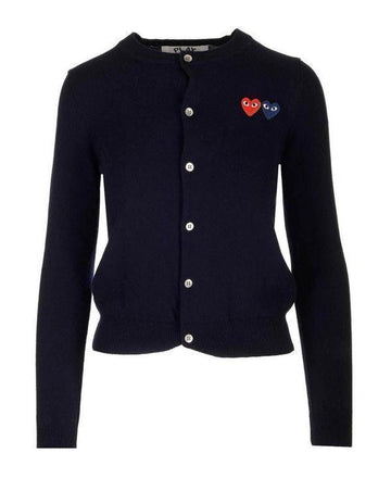 COMME DES GARCONS Doppelherz Wappen Cardigan AX N057 051 2 152203666 [P]
