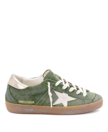 GOLDEN GOOSE Weißer Star Green Suede Superstar 152203665 [P]