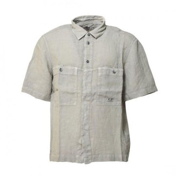 CP Company Linen Oversized Short Sleeve Shirt 152204572 [P]