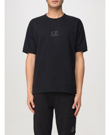 CP COMPANY Luxe Sweatshirt mit kurzen Ärmeln 18CMSS159A 002246G 999 152204626 [P]