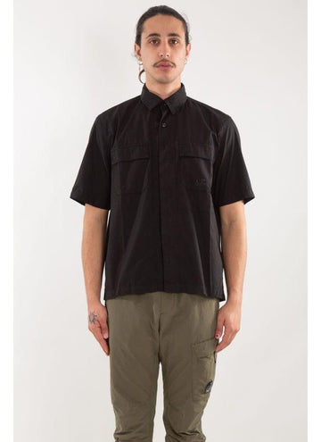 CP Company Cotton Ripstop Boxy Short Sleeve Shirt 152204663 [P]