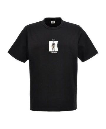 CP COMPANY 302 Mercerized Jersey Twist Graphic 16CMTS163A 006203W 999 152204699 [P]