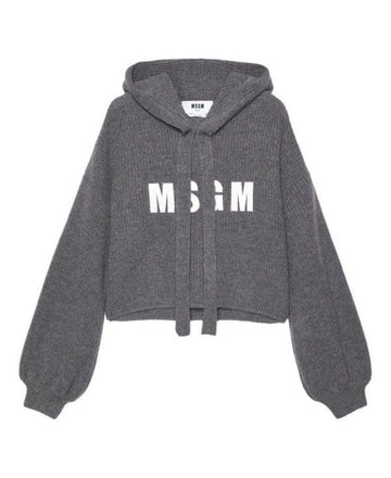 MSGM Woll-Kaschmir-Mischung Biscuit Hoodie Pullover 152204882 [P]