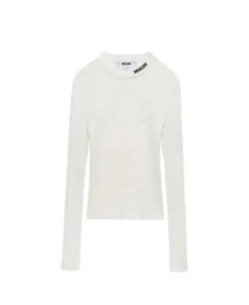 MSGM Stretch Rib Viscose Sweater 152204896 [P]