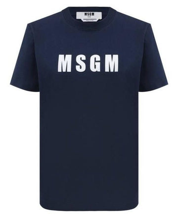 MSGM ロゴプリント半袖Tシャツ 152204944 [P]