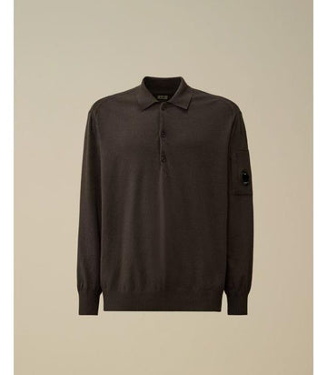 CP COMPANY Extrafine Merinowoll-Polo-Sweater 152205067 [P]