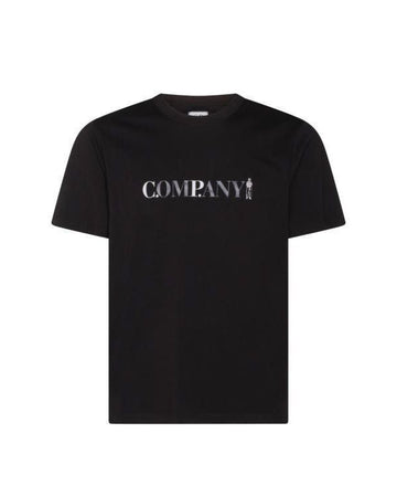 CP COMPANY Jersey Kurzarm-Logo T-Shirt 20CMTS085A 005100W 999 152205916 [P]