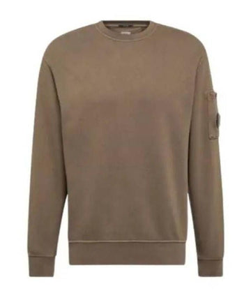 CP COMPANY ブラシドエメライズドダイアゴナルフリースクルーネック 152206190 [P]