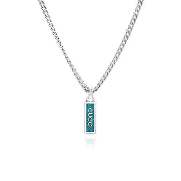 GUCCI Halskette mit Emblem aus Emaille in Silber für Damen 44273107 [P]
