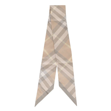 BURBERRY Schlanke Karos Seidenschal 79518483 [P]