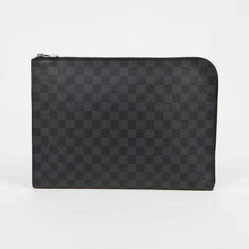 Louis Vuitton Pochette Jour GM Damier Graphite Clutch 158667235 [P]