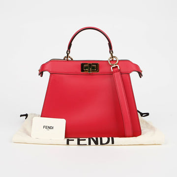FENDI ピカブ アイシユ スモール トート ショルダーバッグ ピンク 158672805 [P]