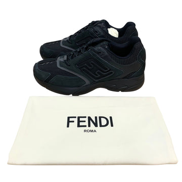 FENDI 男性用パスタートレーナーヌバックレザー ローカットスニーカー 159088457 [P]