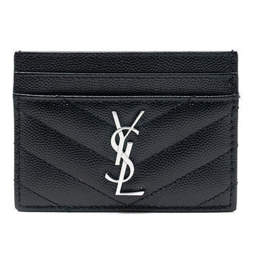 SAINT LAURENT Monogramm Strukturierte Kreditkartenetui 31077175 [P]