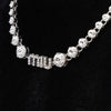 MIU MIU クリスタルロゴネックレス 5JC870 158537861 [P]