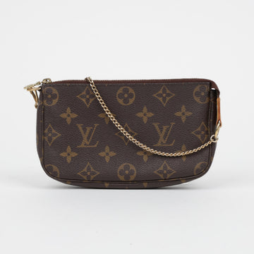 LOUIS VUITTON ミニモノグラムキャンバスポシェットアクセサリーポーチ 158738541 [P]