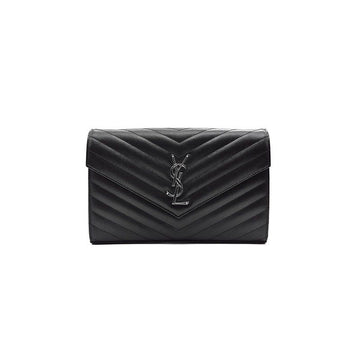 Saint Laurent Monogram Cassandra Chain Crossbody Bag (377828) L715525 159089357 [P]