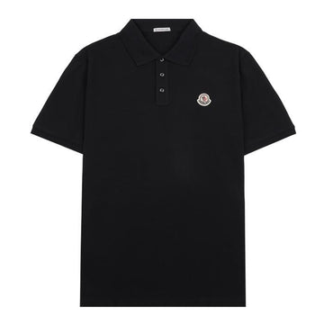 Moncler Logo Patch Cotton Pique Polo T-Shirt 159089890 [P]