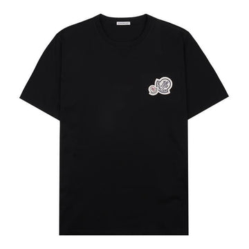 Moncler Double Logo Patch Cotton Short Sleeve T-Shirt 159089891 [P]