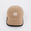 Miu Miu Embroidered Logo Fleece Baseball Cap 159089894 [P]